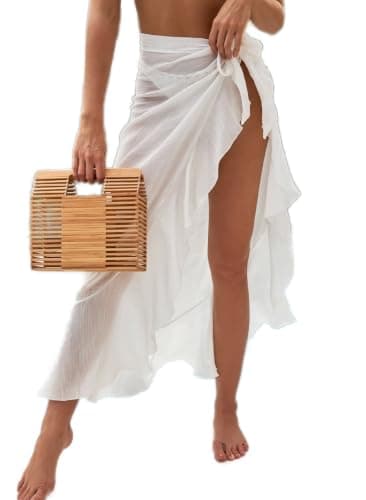 Swim Summer Beach Knot Side Cover Up Swimwear