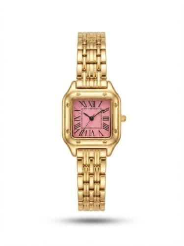 Elegant Gold Ladies Watch Colorful Dial Fashion Elegant Fashion Design Combines Beauty And Functionality In A Statement Piece That Suits Daily And Formal Looks, Adds A Luxurious Touch To Your Wrist