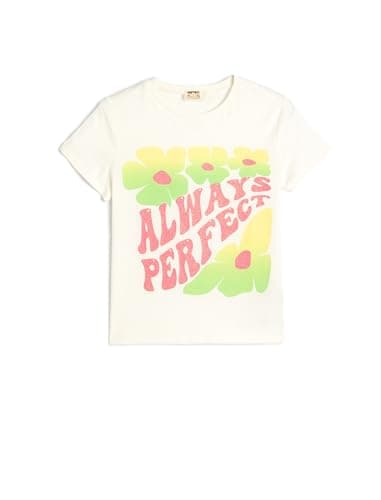 KOTON Girls Printed T-Shirt Modern (pack of 1)