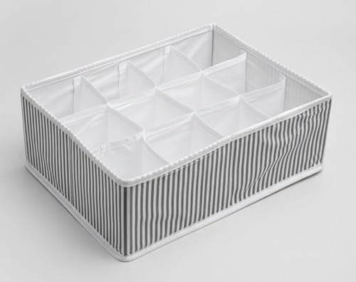 Generic Multi-purpose fabric organizer, 12 compartments, Dimensions: 31 x 25 x 12 cm, Imported product, Durable, lightweight fabric material, .Am