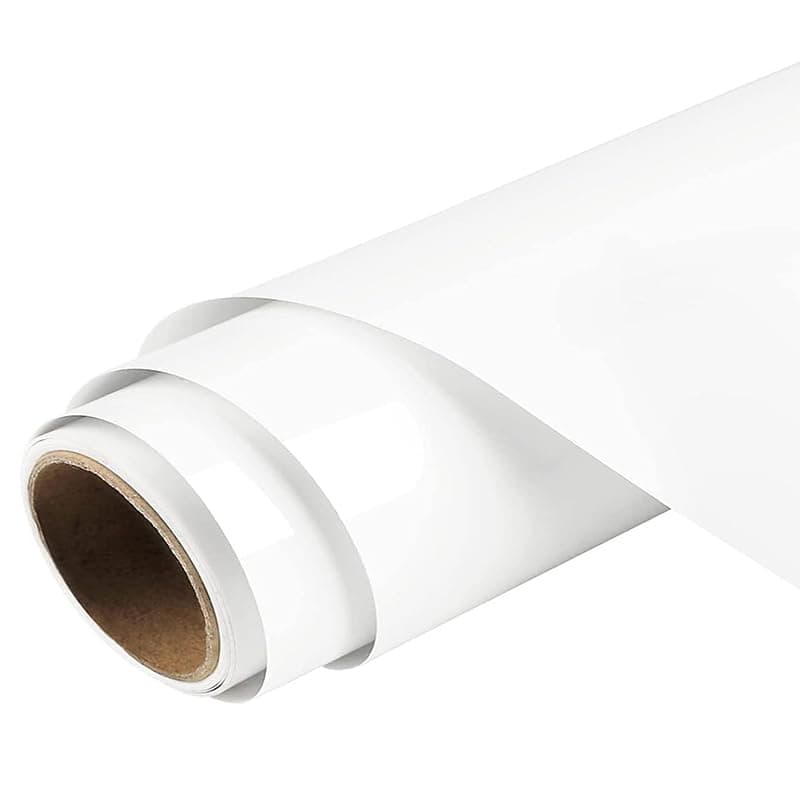 KaberTrade KaberTrade Vinyl Wrap Sticker Roll - Rated for Use in Exterior Parts of Cars, Homes and More (Matte White, 2 Meter Size 60cm Width) Vehicle wrap