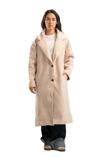 ASTK Womens Mohair Oversized Wool Blend Coat Outerwear