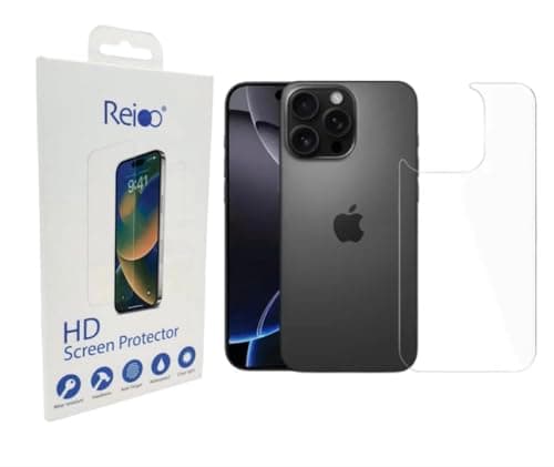 Back Screen Protector Nano Gelatin 9H Hardness Compatible With iPhone 16 pro max (Clear)