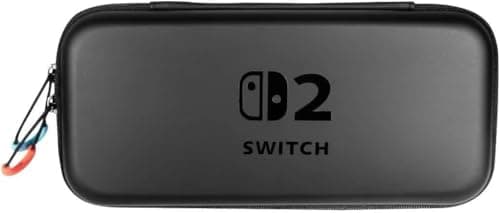 ECO Carrying Case for Nintendo Switch 2 with 10 Game Card Holders, Hard Portable Travel Bag Protective Pouch for Nintendo Switch 2 (2025) and Accessories -Black Gaming equipment enclosure