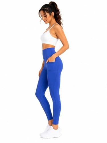 CAESAR Womens Women's Sport Leggings with Side Pockets Women's Sport Leggings with Side Pockets Pants