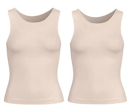 Silvy Womens Lycra Set Of 2 Pieces La Mella Sleeveless Round Neck Top Set Of 2 Pieces La Mella Sleeveless Round Neck Top