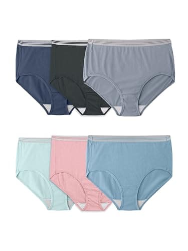 Fruit of the Loom Women's Seamless Underwear (Regular & Plus Size) Underpants