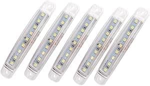 Marine Boat Lights, Multi-Use LED Interior Lights for Boats, Trucks, and Equipment (White Light, 5 Pieces Size 10 * 1.5cm,) - AGA Vehicle light assembly