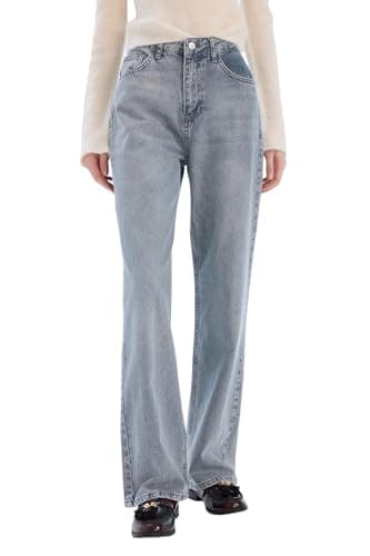 DeFacto Womens Special Collection Straight Wide Denim Trousers Trousers (pack of 1)