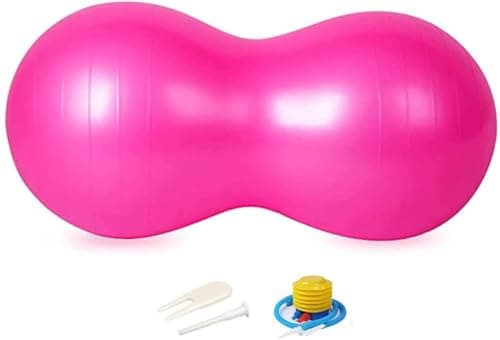 Yoga Ball Exercise Ball Peanut Shape Anti-Burst Non-Slip Exercise Ball for Balance Exercise, Physical Therapy, Back Pain Relief Recreation ball
