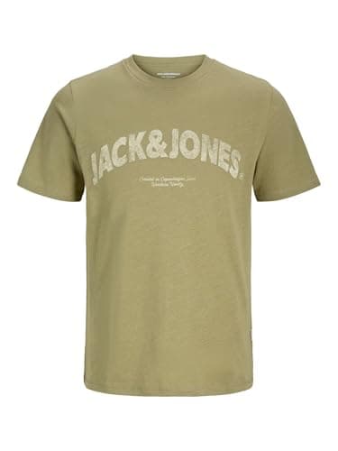 JACK & JONES Mens JORALMERIA BOLD BRANDING TEE SS CN PLS Classic (pack of 1) Shirt