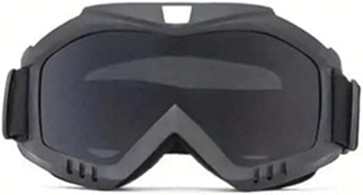 Motorcycle Goggles, Windproof, Anti-Fog Shockproof Dustproof, Off-Road Glasses, Mountain Bike Glasses for Men and Women - Black Safety glasses