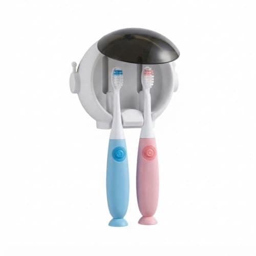 Astronaut Mini Toothbrush Holder Modern Space Theme Bathroom Organizer