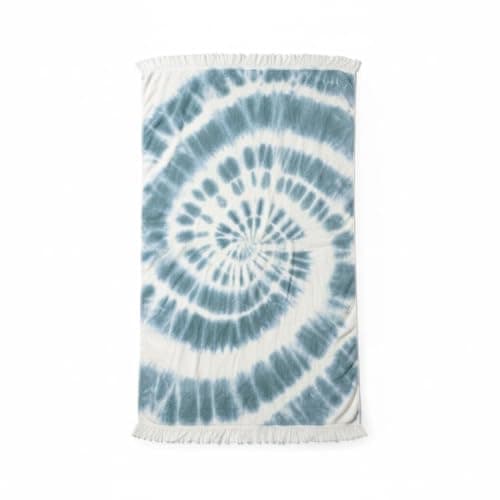 Printex.EG Vibrant spiral Tie-Dye Beach Towel – Ultra Soft & Absorbent Cotton, Quick Dry, Large Size, Perfect for Beach, Pool & Travel Mint green (70 * 140)