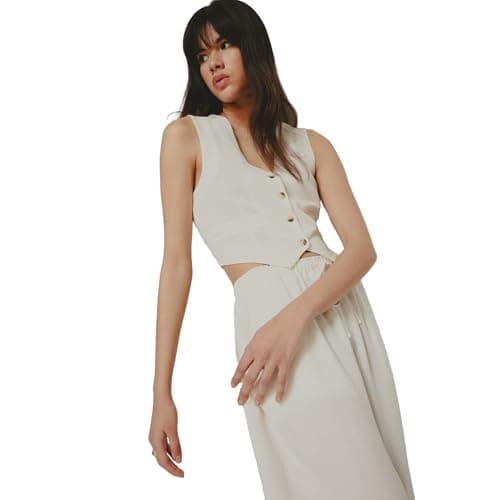 DeFacto Womens Young Vest V Neck Blazer & Vest Vest Vest (pack of 1)