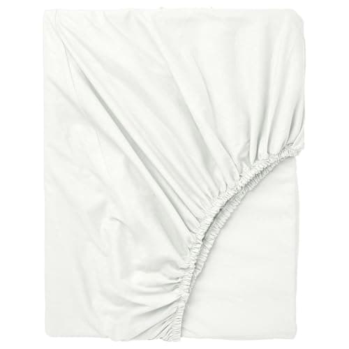 Hotel Collection Bedsheet Set, White, Polycotton, 3 Pieces, Double 160x200, Fitted Bed Sheet Set