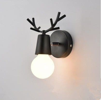 Generic Abalek 1 Bulb Without Bulbs 10x6x10cm Black Light fixture
