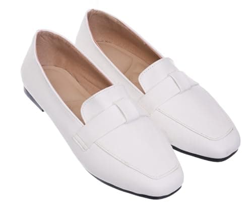 B&W womens B&W-W092-White Sneaker Shoes