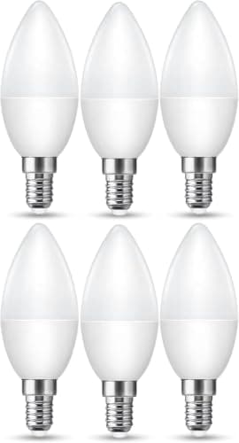 LED Candle Bulb E14 Base 5W Energy Saving Warm Yellow | Warm light, no flashing, wide light angle, long lasting, absolutely quiet