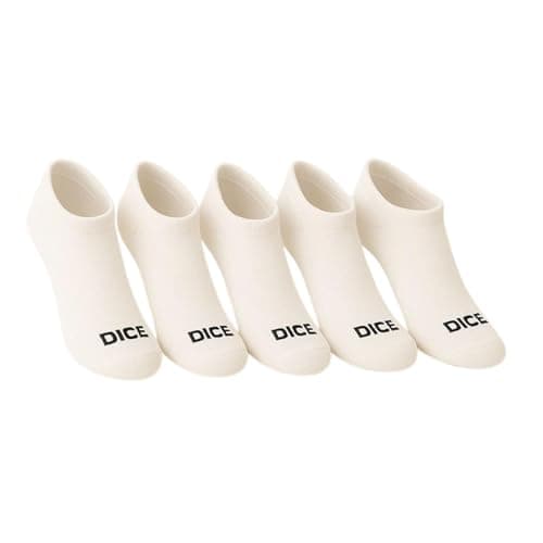 DICE Saver Pack of 5 Cotton Socket Athletic Socks