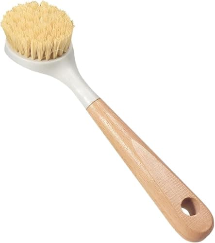 Multi-Use Wooden Cleaning Brush for Tile Dish Bathroom Floor Ergonomic