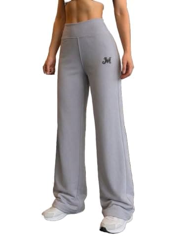 Meza Wide Leg Sweatpants for Women, Dry Fit Stretch Pants