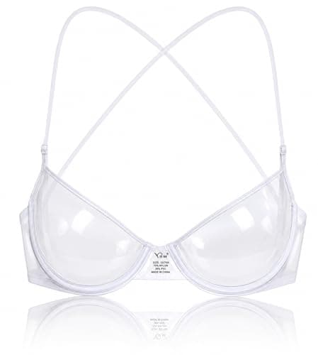 Full Transparent Silicone Invisible Push Up Bra Reusable Push Up Bra with Adjustable Transparent Straps for Backless Dresses Shoulder Evening