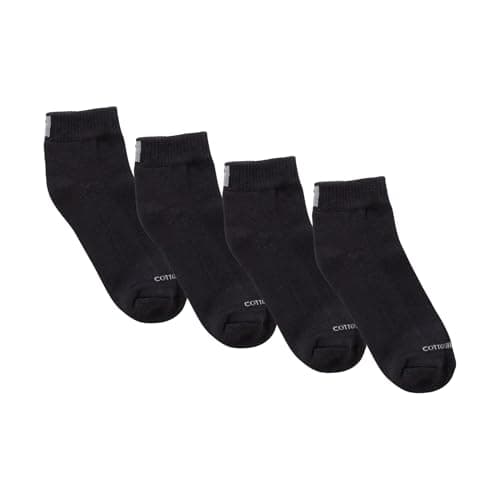 Cottonil Pack of 4 Cotton Athletic Socket Crew Socks