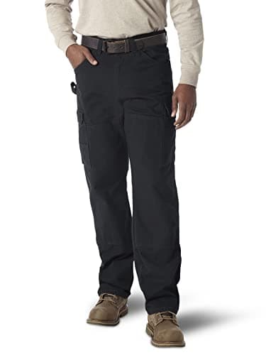 Wrangler Men's Riggs Workwear Big & Tall Ranger Pant, Black, 32W x 32L