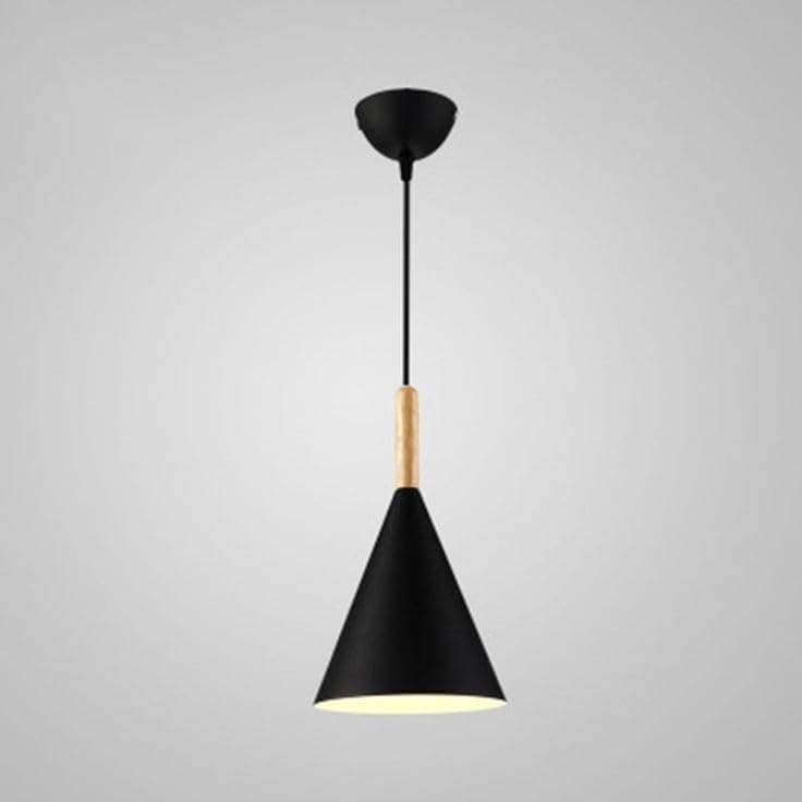Generic Pendant Light 1 Bulb Without Bulbs 70 * 15 * 70 cm Black and Beige