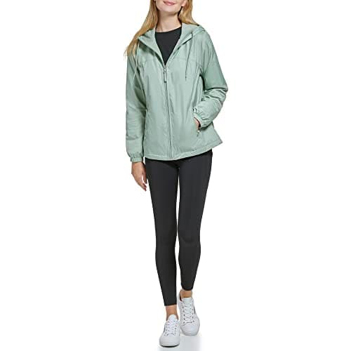 Calvin Klein Women's Plus Size Zip Front Windbreaker Coat