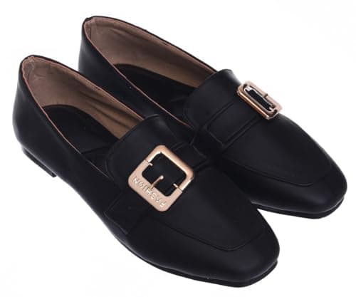 B&W womens B&W-W083-Black Sneaker