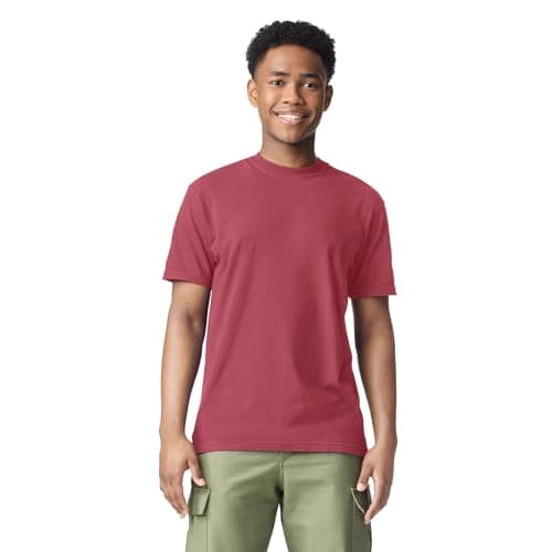 Comfort Colors Men's Adult Tee T-Shirt, Crimson, S
