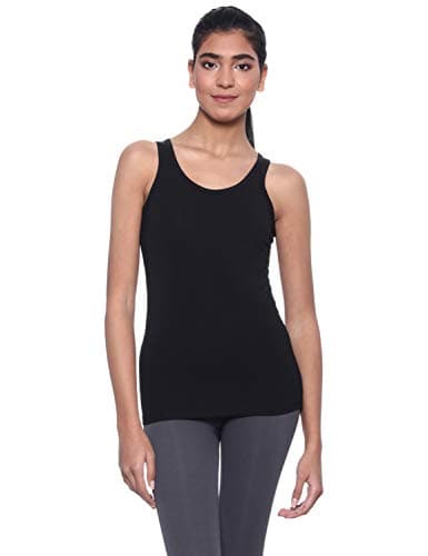 Dice Womens Round Neck Solid Tank Base Layer Top (pack of 1) Shirt