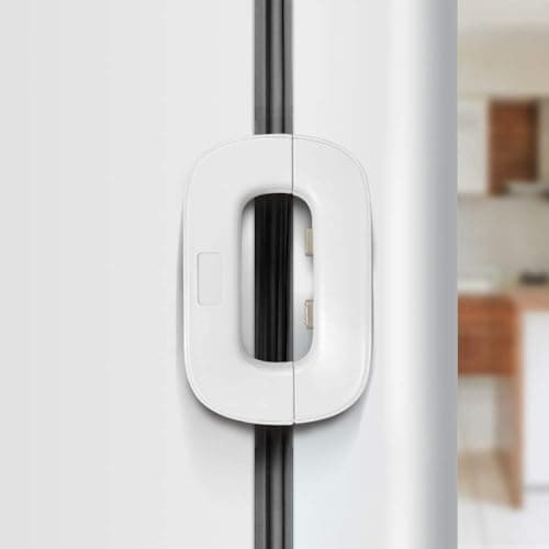 Multi-Purpose Adjustable Safety Lock for Drawers Refrigerator and Cabinets Practical Adhesive Door Security Latch for Home Organization and Stability