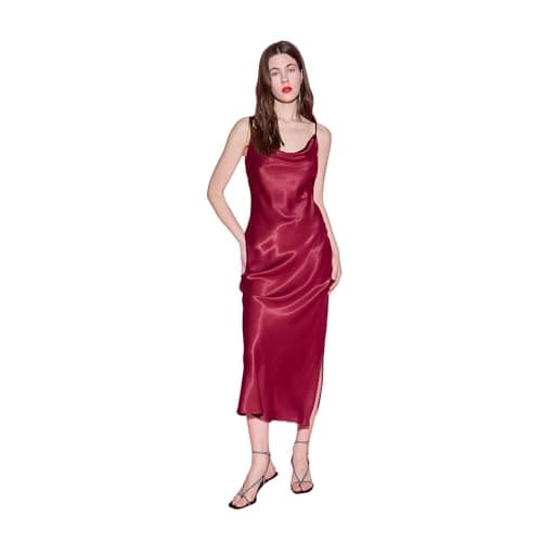 DeFacto womens Smart Casual Slip Sleeveless Dress & Skirt Short Sleeve Woven Dress Short (pack of 1)