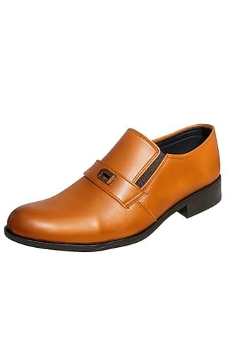Men's Dress Shoes Leather Slip-on Design Suit Occasions