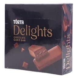 Torta Delights Chocolate Cake Bar, Premium Quality, Box of 6