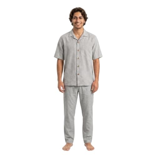 Red Circle Mens pajamas plain pants pajamas plain pants Outerwear