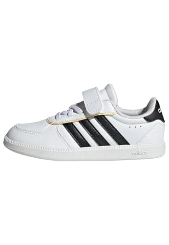 adidas Unisex-Child Breaknet Sleek Elastic Lace & Strap Sneaker Shoes