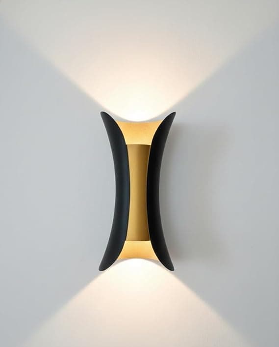 LED Wall Lamp - Practical Indoor Lighting for Hallways, Hallways, Hallways with Balanced Light Distribution - 3 Pieces