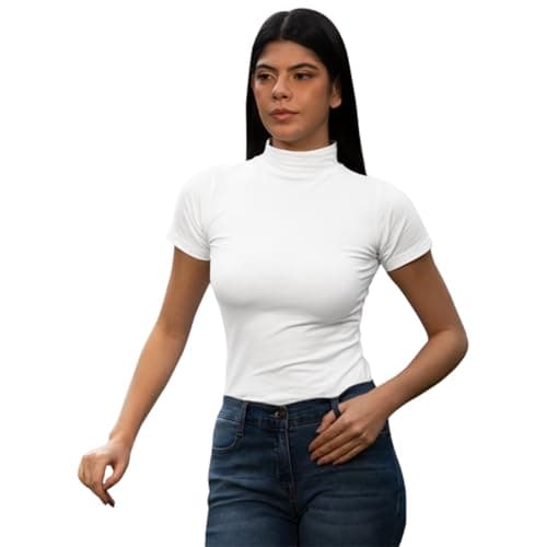 Comodo Womens Half Sleeves Tank Top With High Neck Underwear (pack of 1)