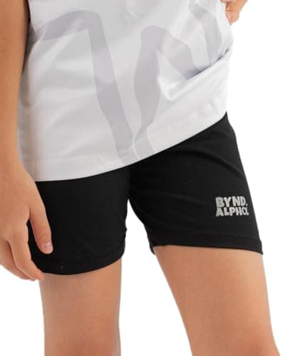 Black Shorts Solid Color Girls