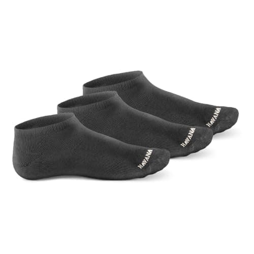 Havana Socks Plain Black Low Cut 3 Pack Socks PLAIN_BLACK_ANKLE_3_PACK_SOCKS