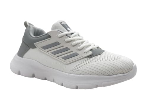 712292-7122920104-37 Vinitto Women EVA Sports Sneakers – Lightweight Breathable Athletic Running Shoes Size 37 - White