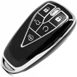 USHOP TPU Car Key Fob Cover Case Compatible with Shengan (5 Buttons) Auto key shell