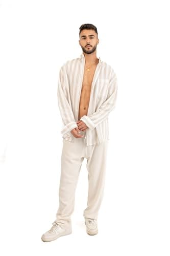 ASTK Mens Stripe linen Modern (pack of 1)