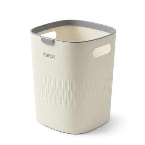 Elkholoud CLEAN S14 51L Large Modern Dustbin Durable Slim Waste Basket for Kitchen and Office with Elegant Design Trash can