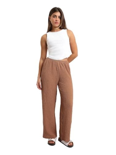 LC WAIKIKI Woman Elasticated Waist Relaxed Fit Women's Trousers
