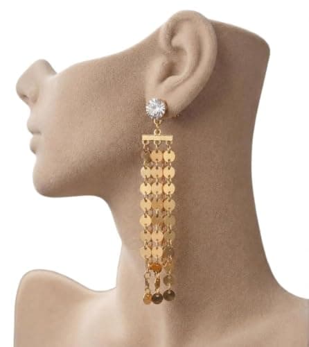 Stainless Steel Round Hoop Earrings Simple Daily Wear Jewelry